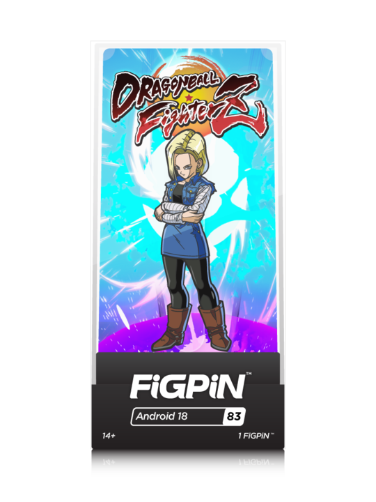 Android 18 #83 FiGPiN Soft Case Dragonball Fighter Z