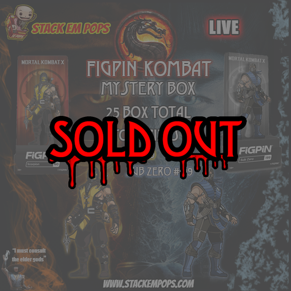 FiGPiN Kombat Mystery Box *SOLD OUT* Thank you!