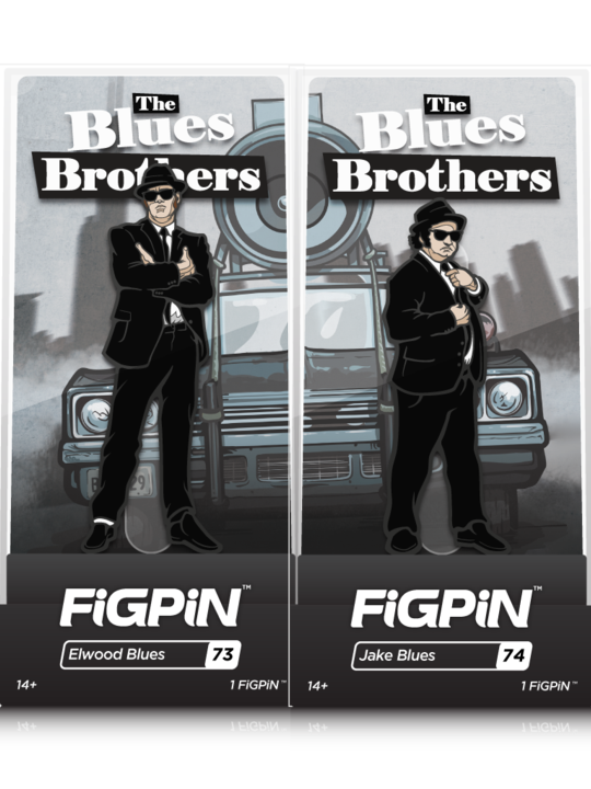 Elwood #72 & Jake #74 FiGPiN Blues Brothers Set